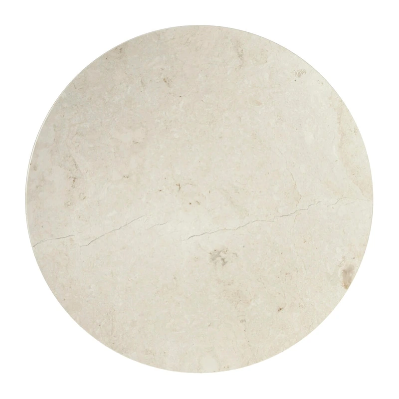 Danielle 44 Round Pedestal Marble Dining Table