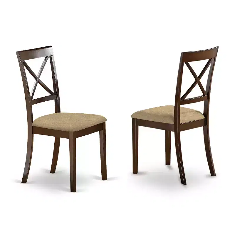 Dark Cappuccino Square Extension Dining Table Set, Seats up to 8, 9-Piece