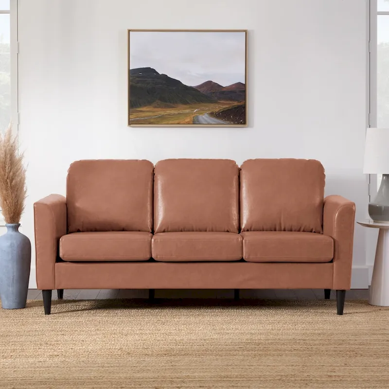 Brookside Clara 73 Upholstered Curved Arm Sofa
