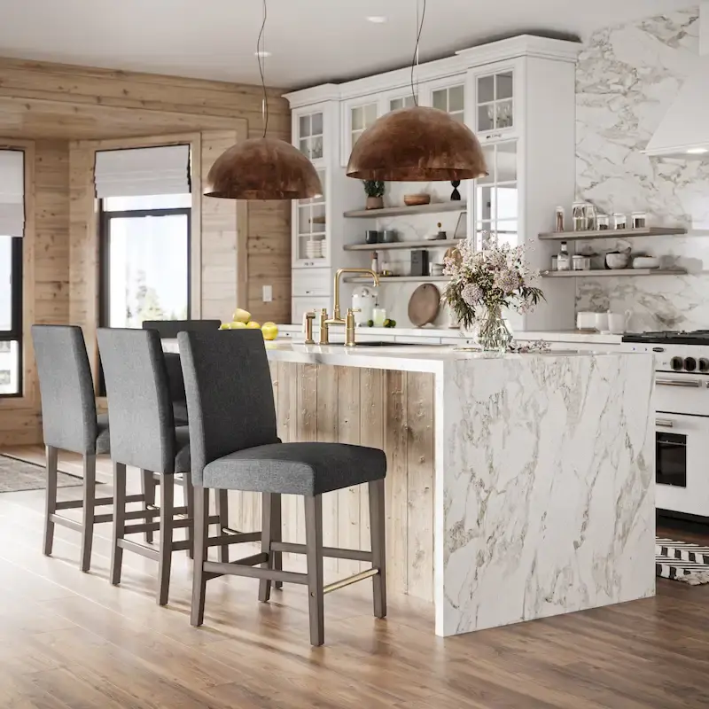 Upholstered 25 Counter Height Bar Stool