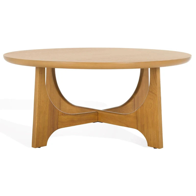 Natural Wood Coffee Table 40x40x18 Inch