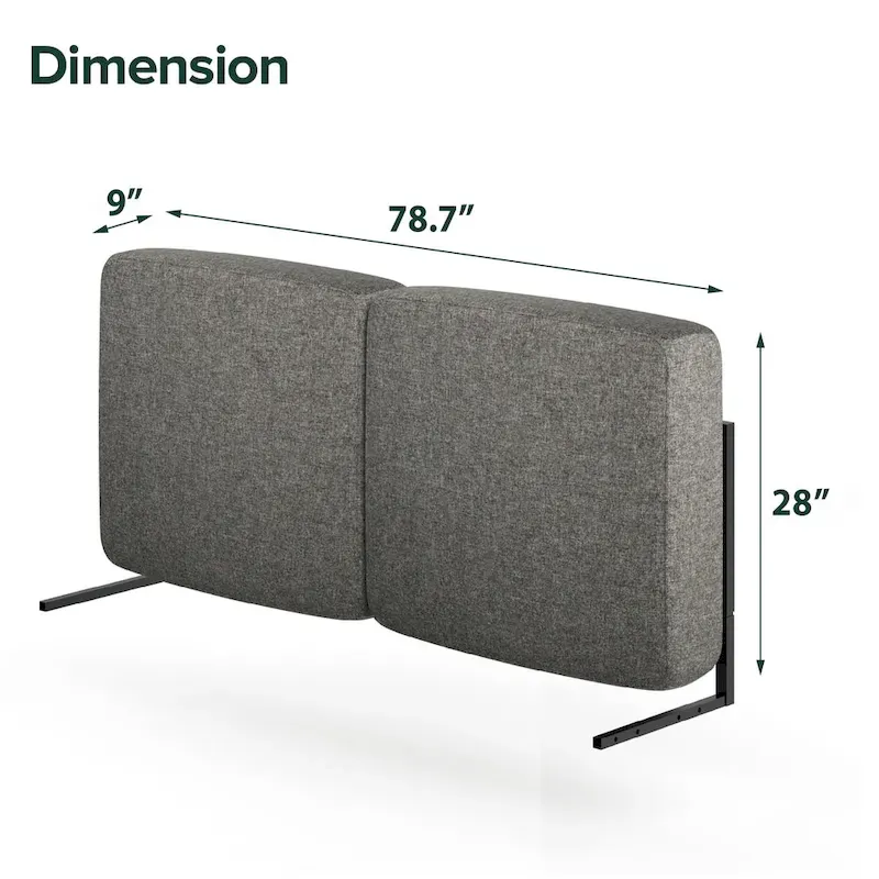 Priage by ZINUS Upholstered Cushion Headboard