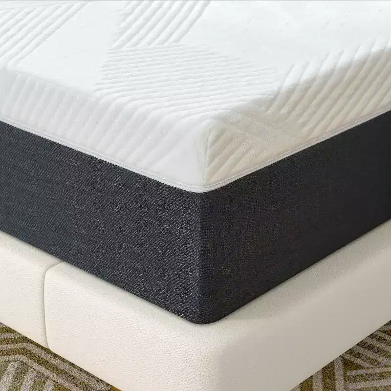 Wuleitex 14 Inch Medium Cooling Gel foam Mattress with Breathable Cover