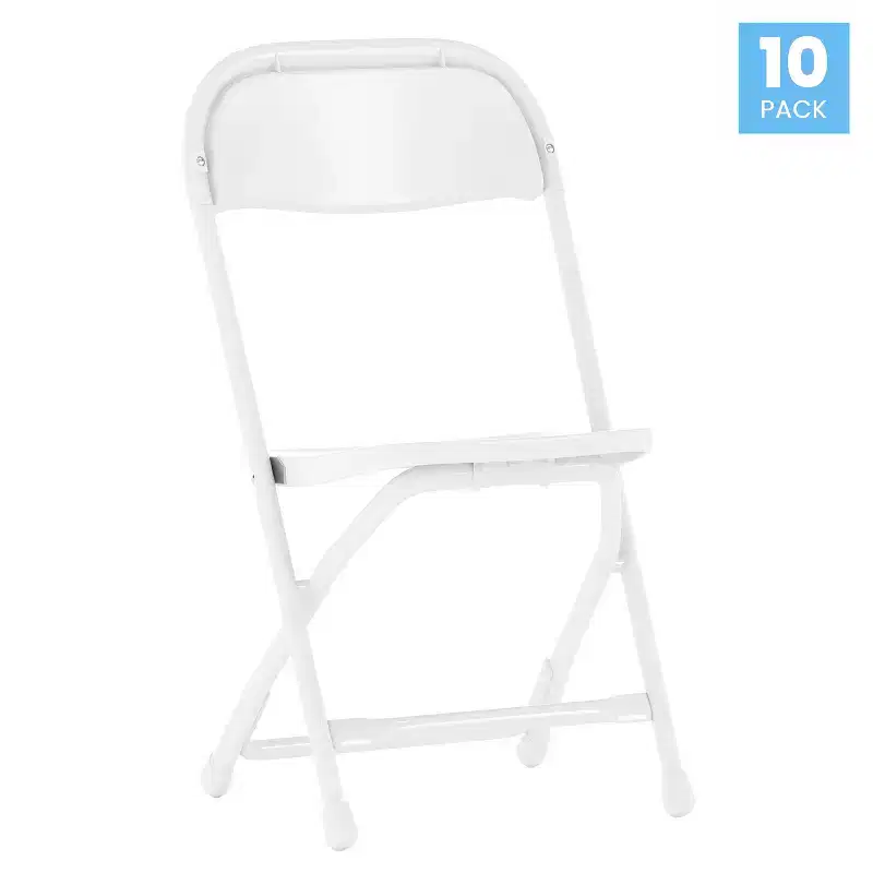 Flash Furniture 10 Pack Kids Plastic Folding Chair