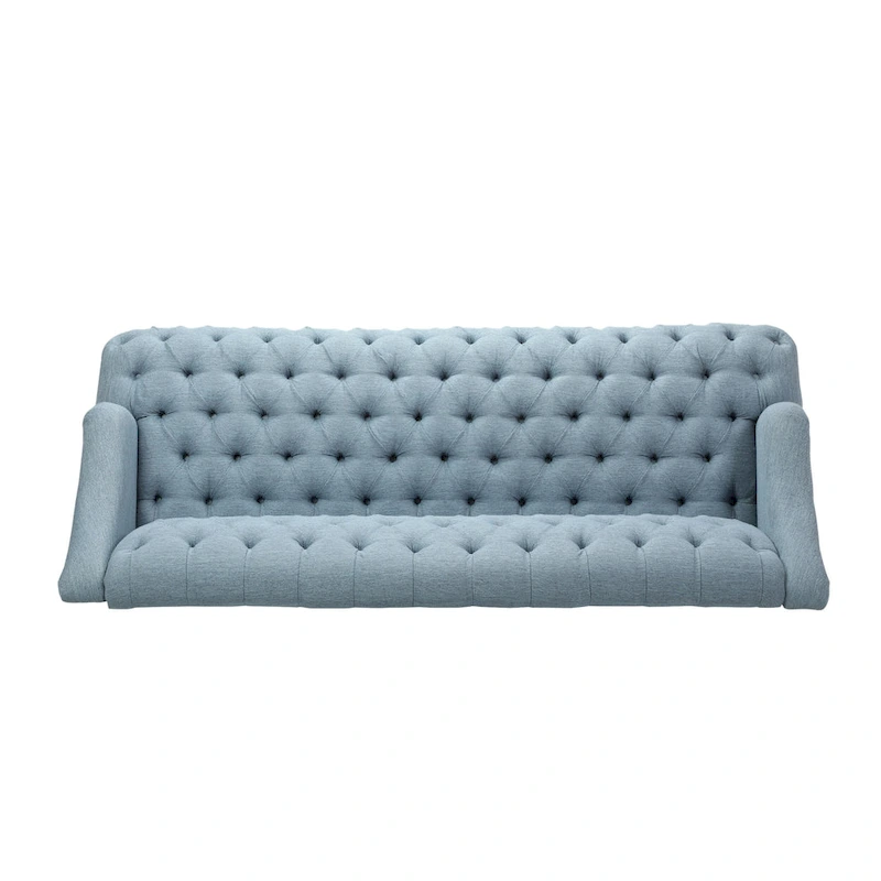 Adelia Modern 3-seat Tufted Fabric Sofa by Christopher Knight Home