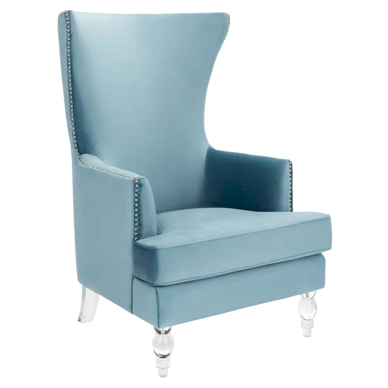 SAFAVIEH Couture Cath Modern Wingback Chair - 29Wx32Dx45H