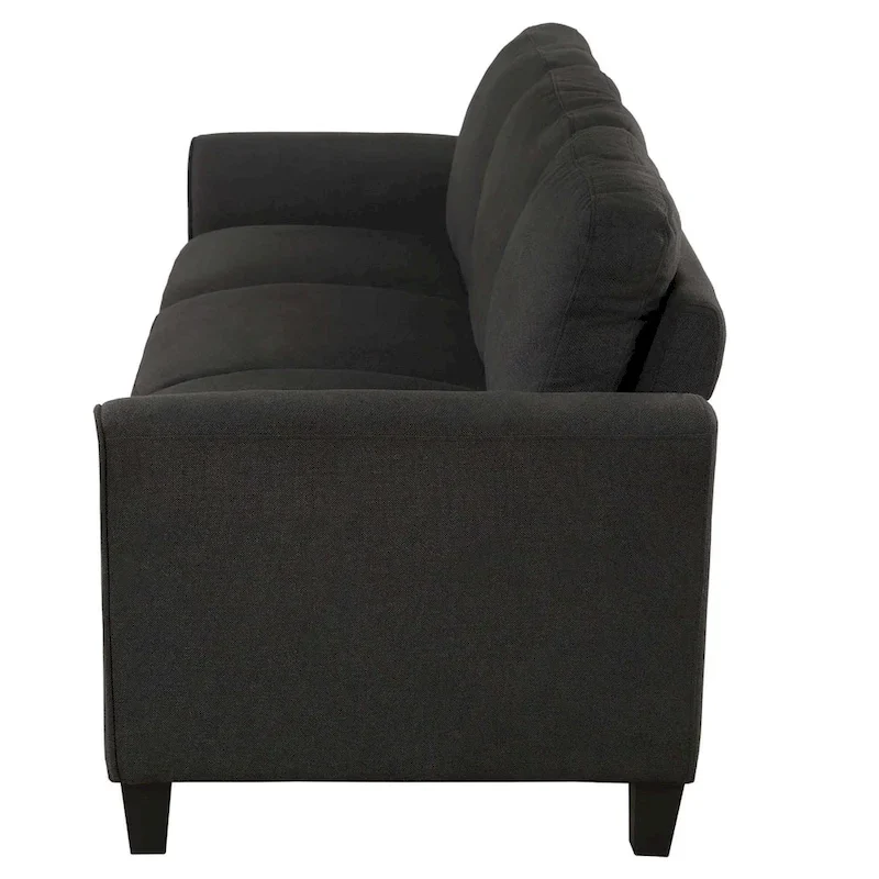 3-Seat Linen Fabric Sofa