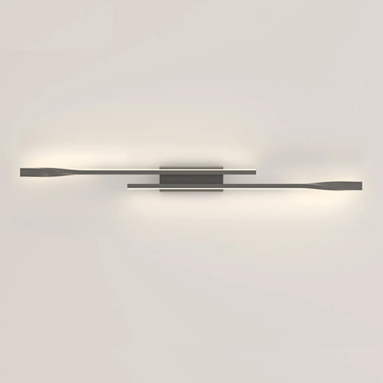 Modern Linear Wall Sconce with Silica Gel Shade