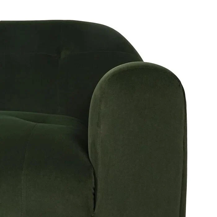 Modern Club Chair - Boucle Fabric, 35.75W x 29H, Single Seat with Seamless Edge Design