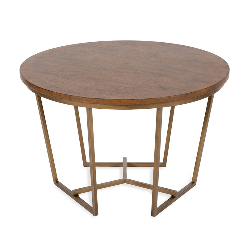 Kate and Laurel Solvay Wood and Metal Coffee Table