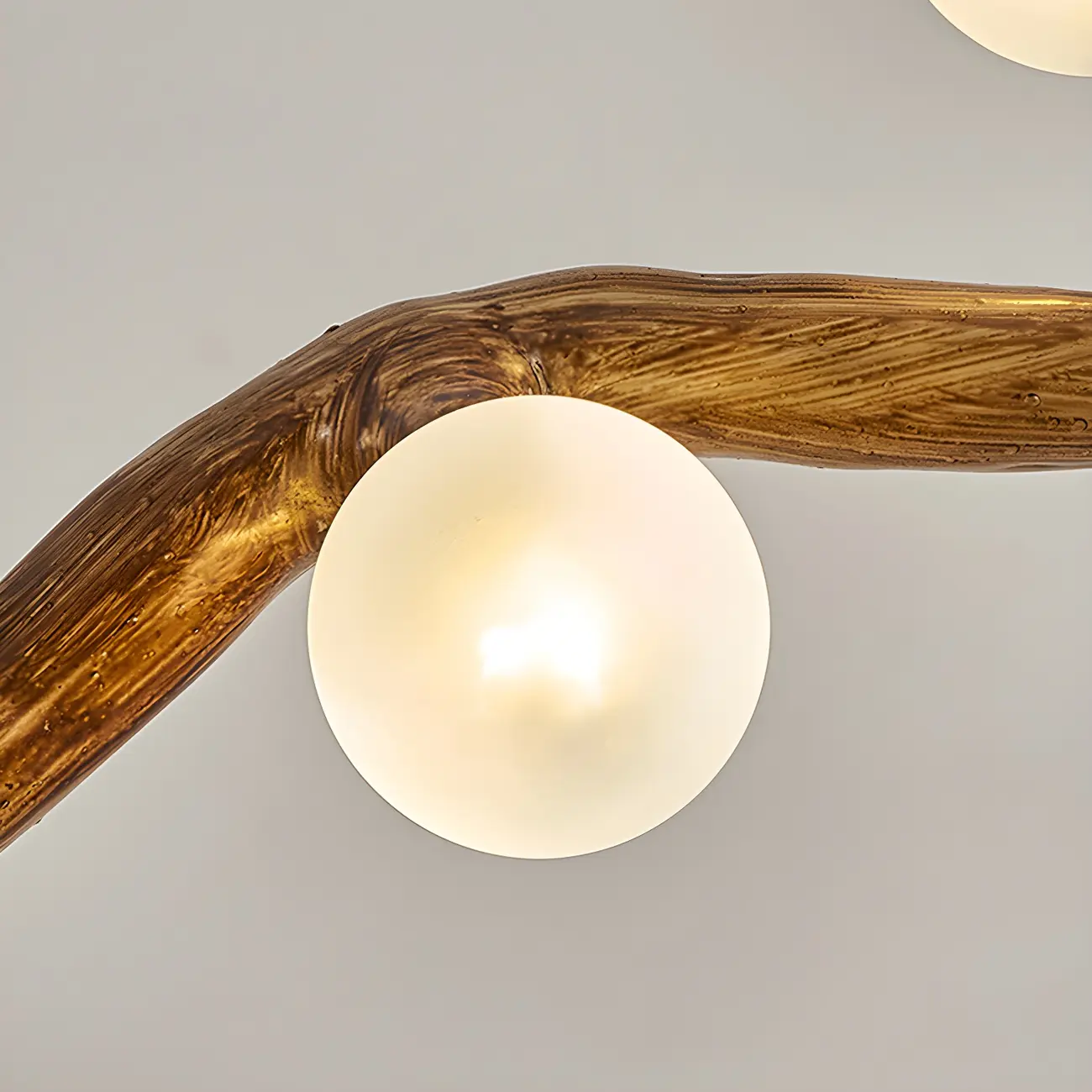 Modern Brown Glass Linear Island Pendant Light