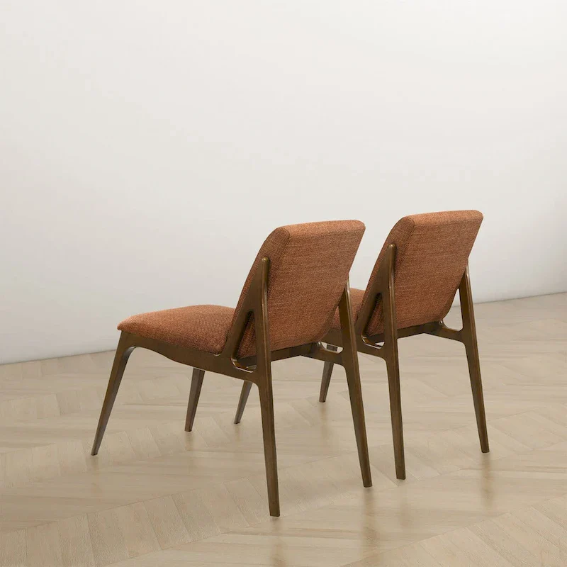 Luxury Modern Solid Wood Dining Chair (Set of 2)