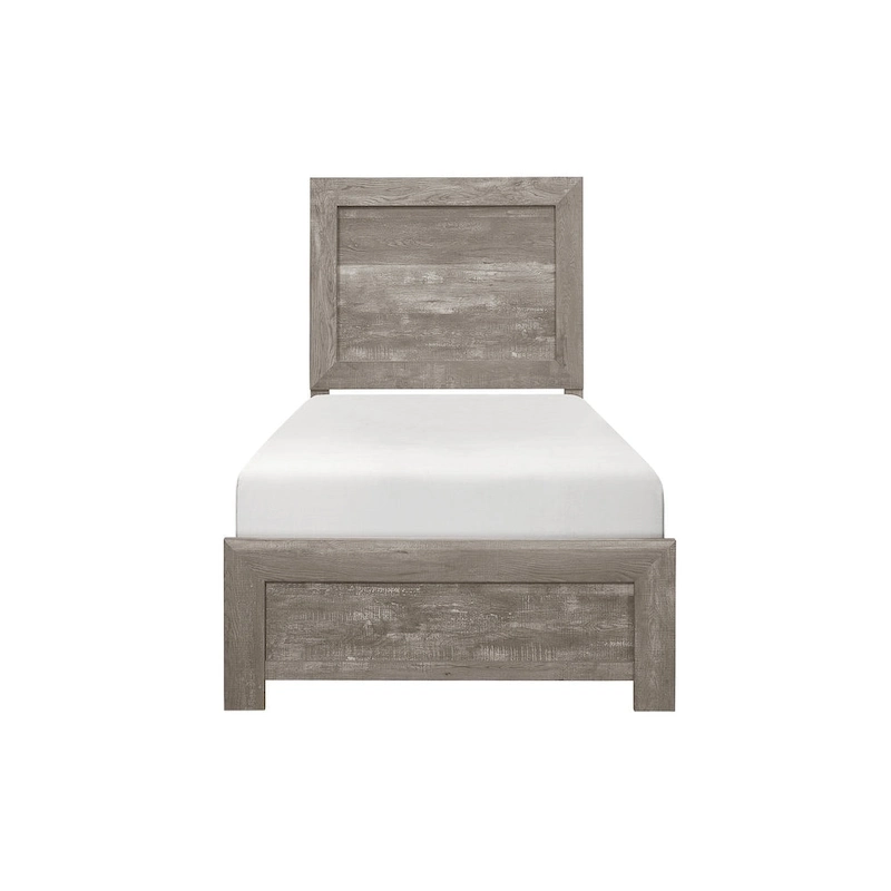 Tabina 3 Piece Gray Modern Panel Bedroom Set