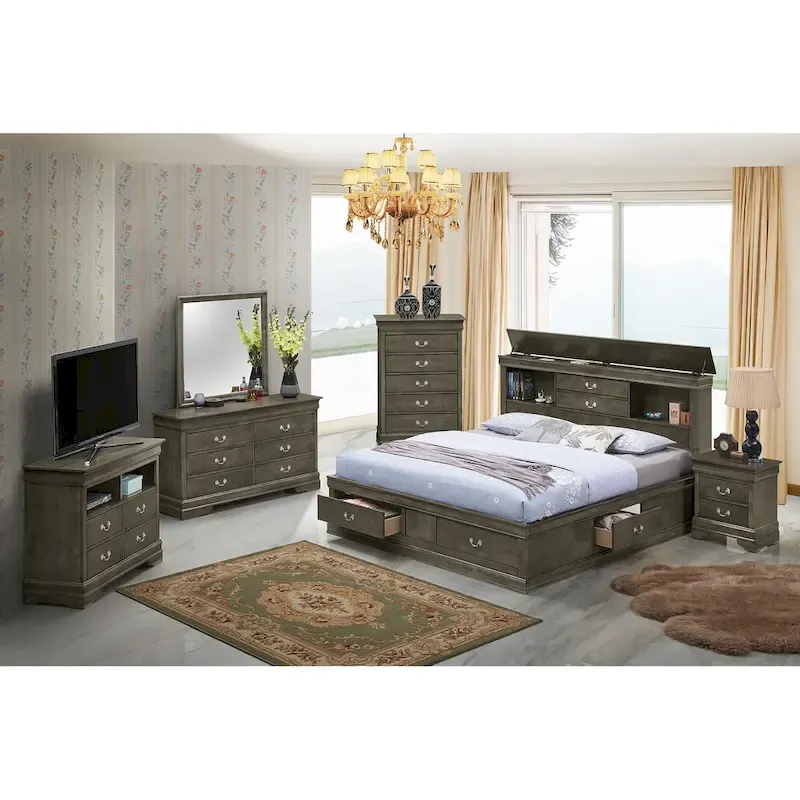 Queen Storage Platform Bed
