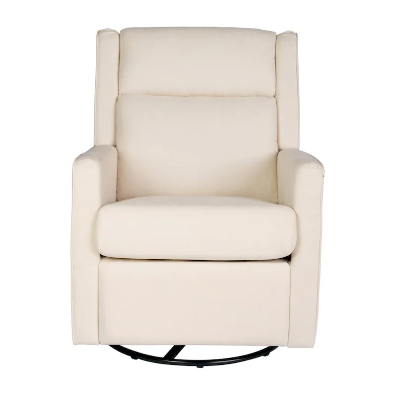 Manual Rocking Recliner Chair with Swivel and Gliding Motion