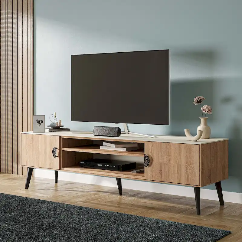 Haley 70.9 Mid-Century Modern TV Stand