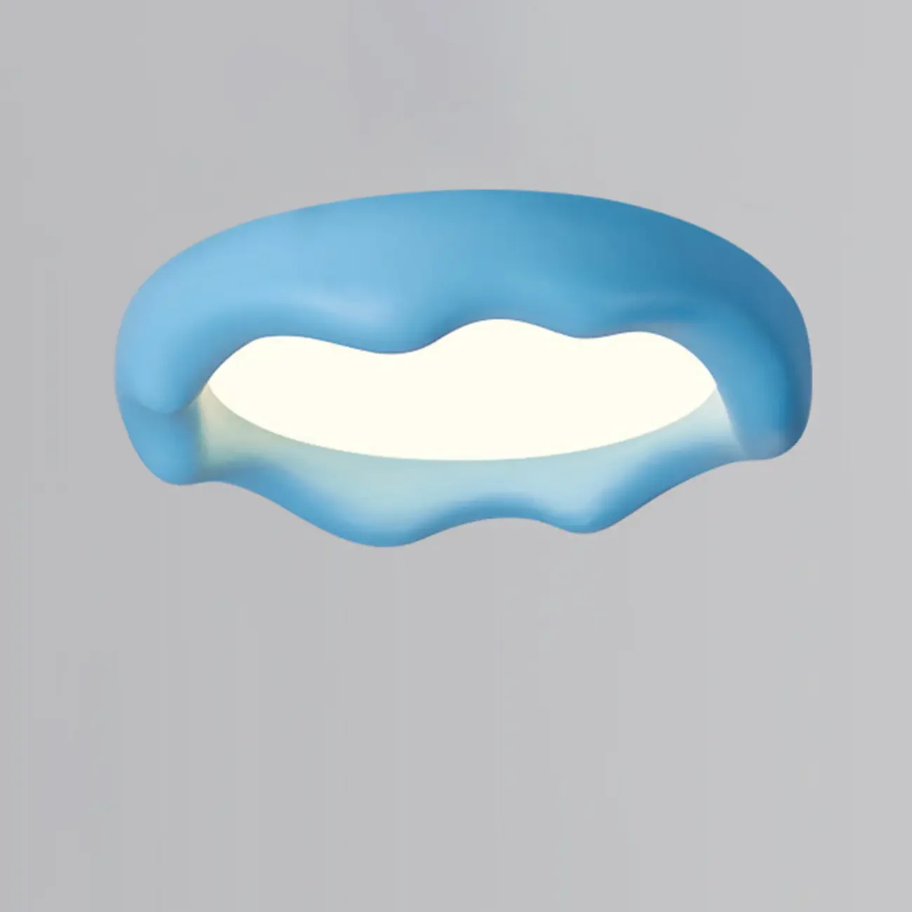 Acrylic Artistic Melting Cream Design Flush Ceiling Light