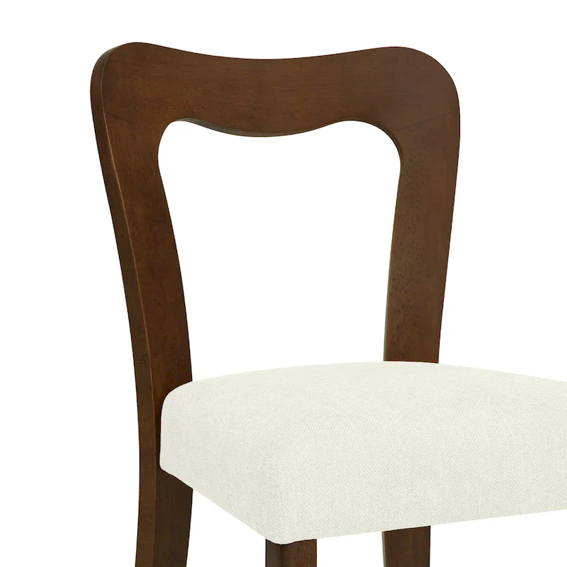 Christopher Knight Home - Ethan Modern Upholstered Dining Chair Set of 2 with Open-Back Design