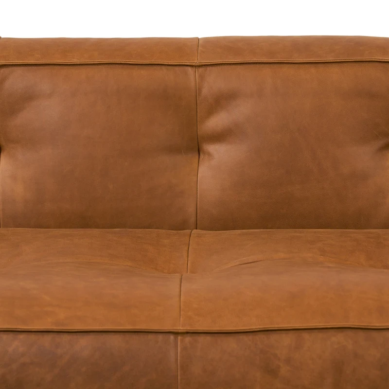 Poly & Bark Capa 92 Sofa - Full Grain Genuine Italian Leather