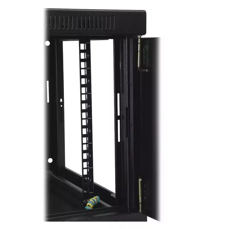 Tripp Lite by Eaton SmartRack 6U Low-Profile Switch-Depth Wall-Mount Mini Rack Enclosure Cabinet with Clear Acrylic Window, SRW6UG