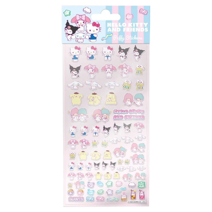 Hello Kitty Sweets Puffy Sticker Sheet