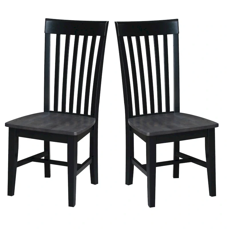 Solid Wood Cosmo Tall Mission Chairs, Set of 2