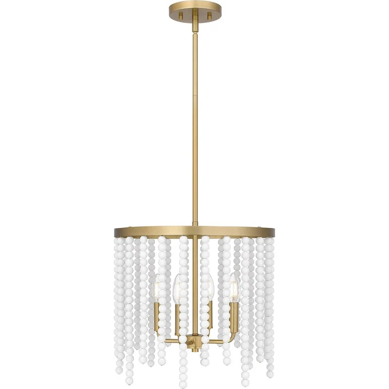 Apelle 4-Light Aged Brass Pendant Light
