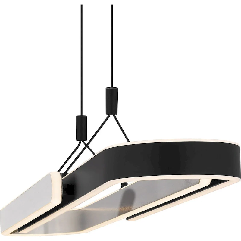 Mira Integrated LED Matte Black Island Light