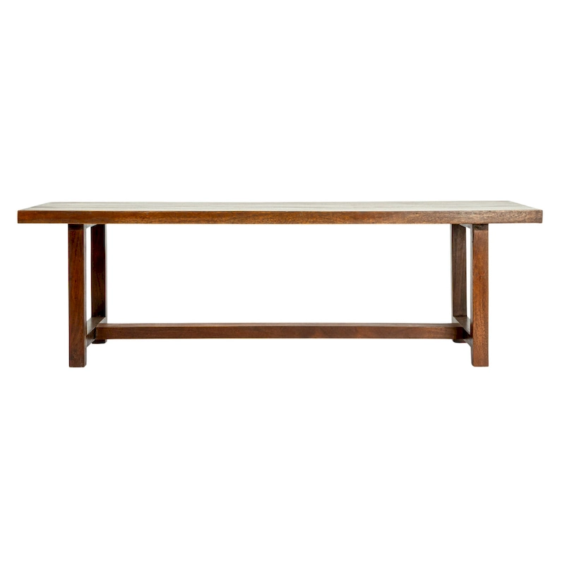 Elegant Acacia Trestle Bench
