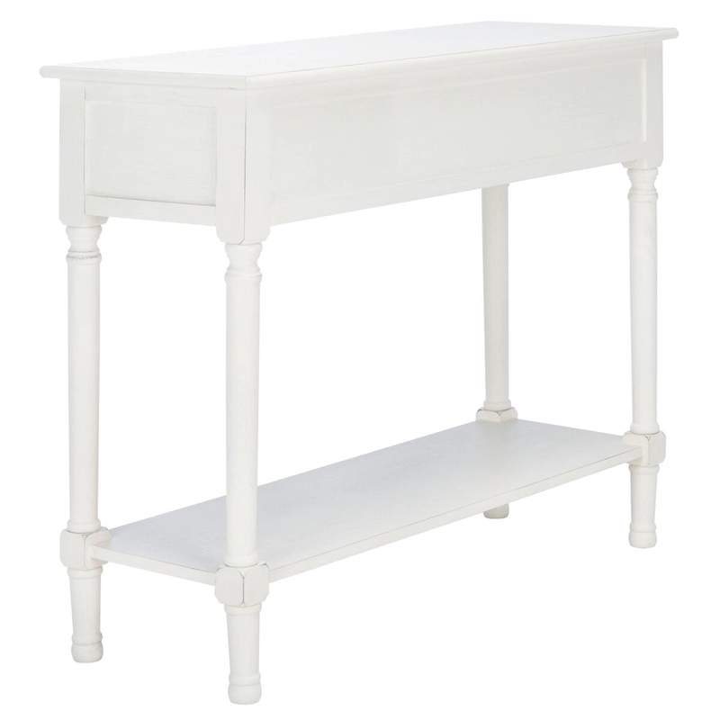 SAFAVIEH Tinnie 2-Drawer Console Table - 36 W x 13 L x 29.5 H - 36Wx13Dx30H