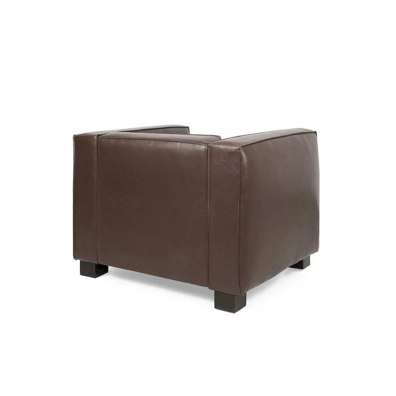 Goyette Faux Leather Club Chair