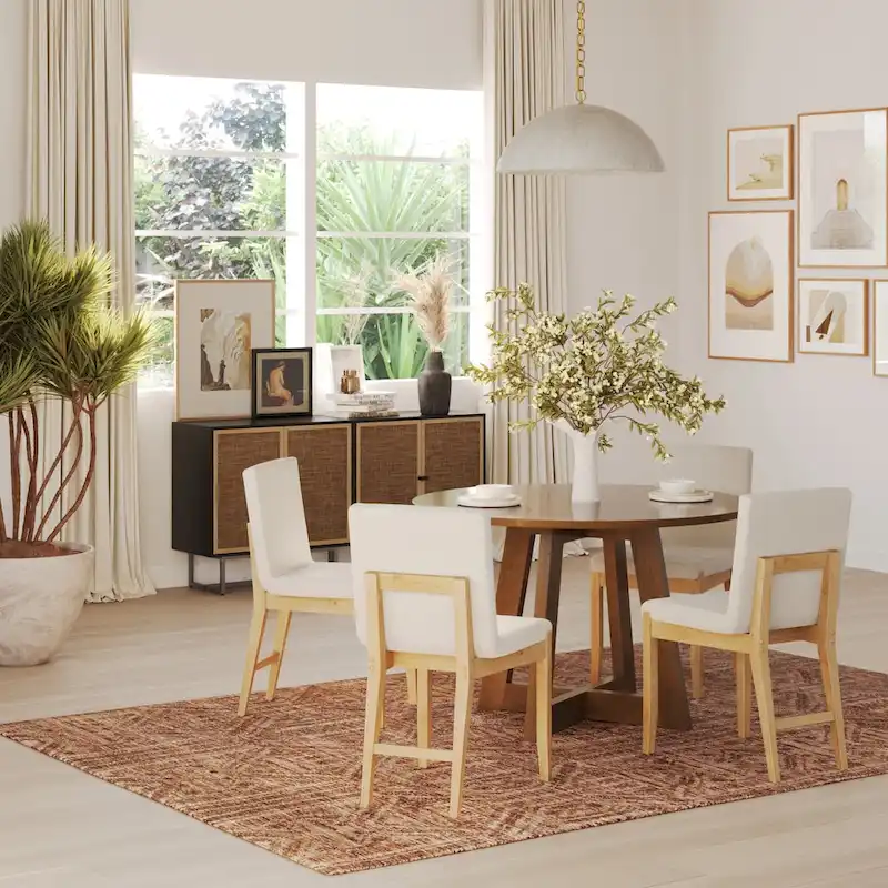 Gracie Modern Dining Chair, Upholstered Accent Dining Chair