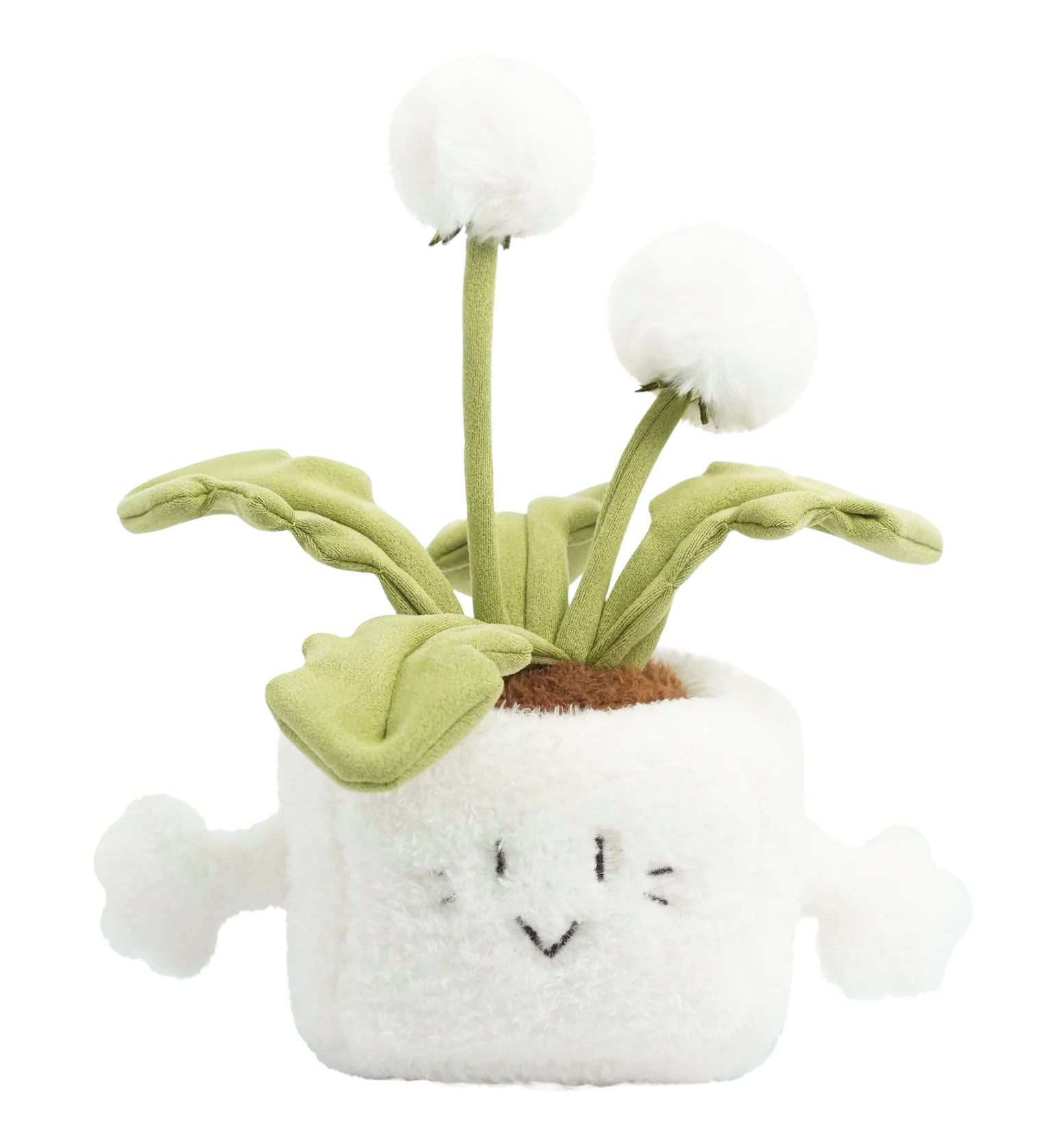PlushWoods Dandelion Plant Plush With Pot 20cm