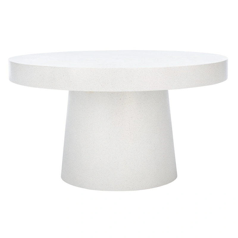 SAFAVIEH Berenice Paper Mache Round Coffee Table - 31.6 W x 31.6 L x 17.8 H - 32Wx32Dx18H