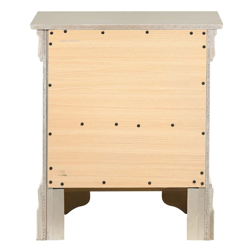 Louis Phillipe Traditional 2-drawer Wood Nightstand