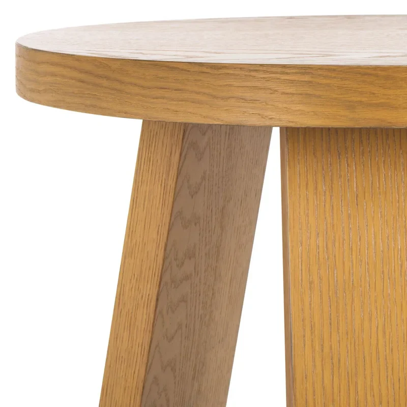 Accent Table - Oak Veneer, Natural Wood Grain, 20W x 20D x 22H