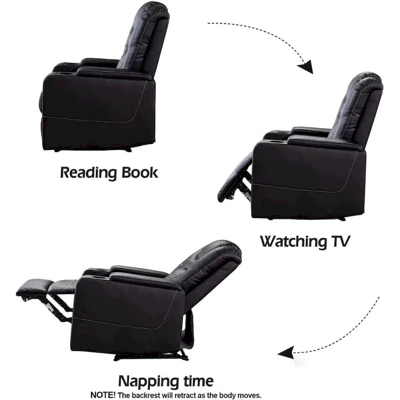 Ebello Multi-Function Power Recliner Home Theater Seating Chair