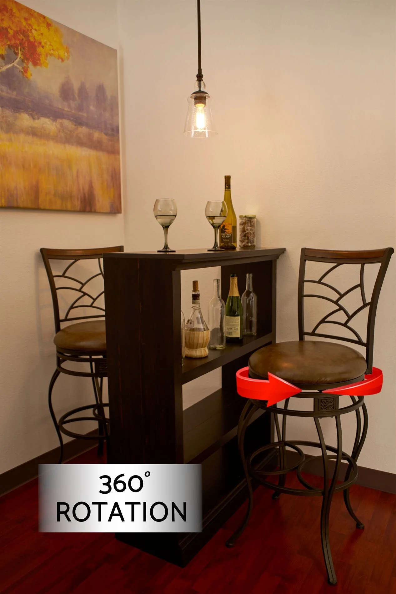 Monarch II 30 Swivel Bar Stool, Set of 2