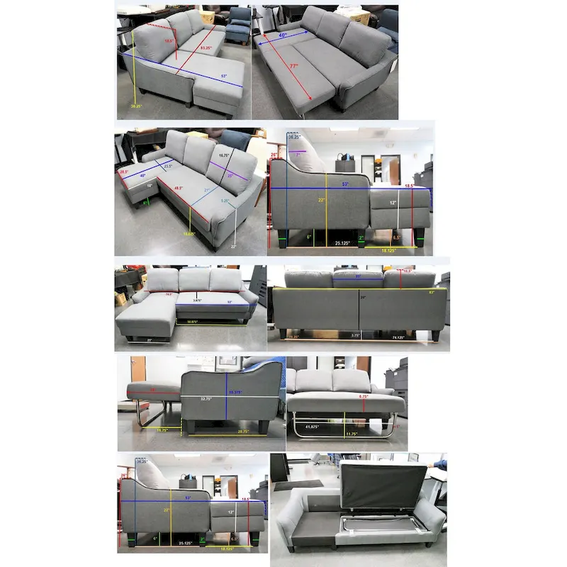 Lester Chaise Sleeper Sofa