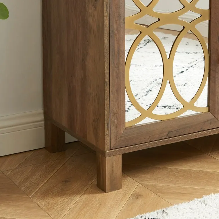 Wood Accent Cabinet 31.1 H X 32.3 W