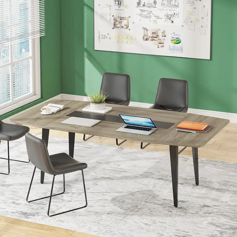 6FT Conference Table, Boat Shaped Meeting Table