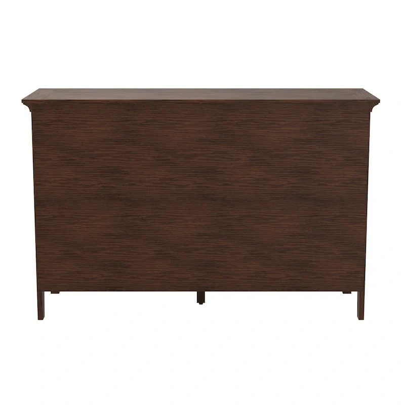 OSP Home Furnishings Modern Mission Queen Bedroom Set with 2 Nightstands and 1 Dresser