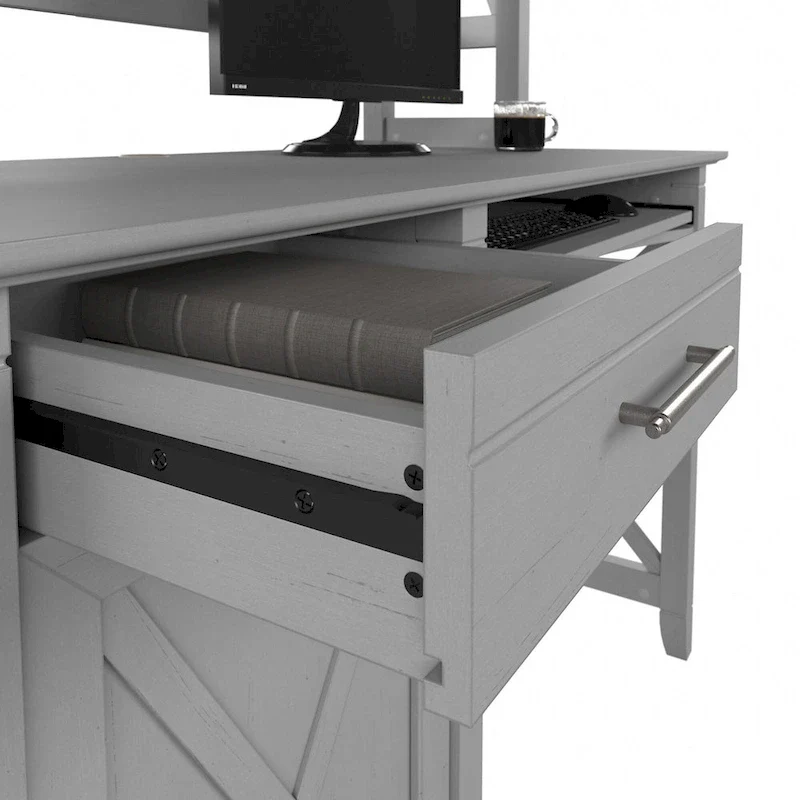 48W Small Computer Desk with Hutch