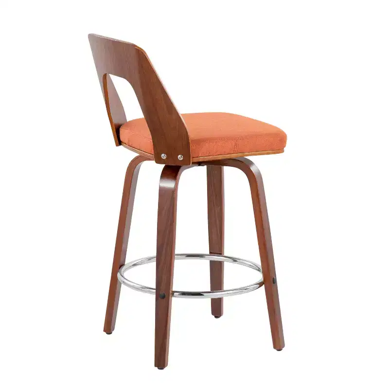 Set of 2 Trilogy Upholstered Counter Height Barstools - Lumisource