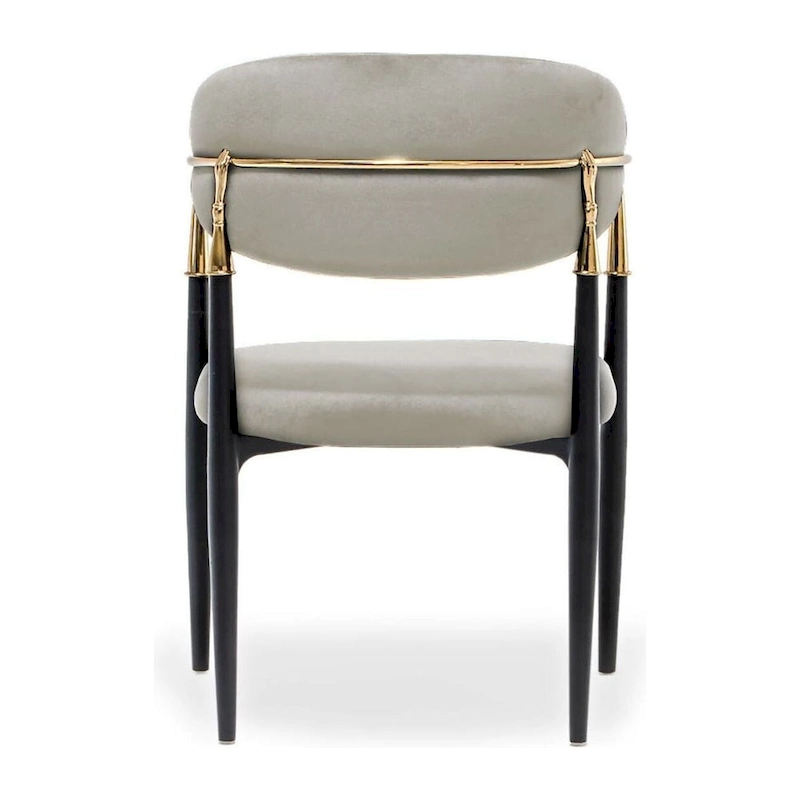 Roubi Gold Stainless Steel Dining Chair