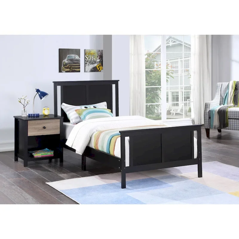 Olive & Opie Connelly Reversible Panel Twin Bed