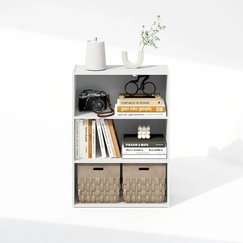 Furinno Simple Open Shelf, Bookcases, 3-Tier