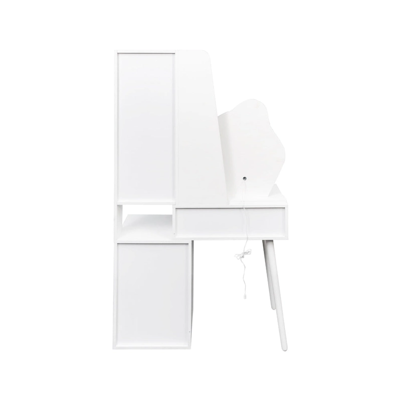 Vanity Desk with Mirror and Lights, Makeup Vanity Mirror with Lights,Dressing Table with 5 Drawers