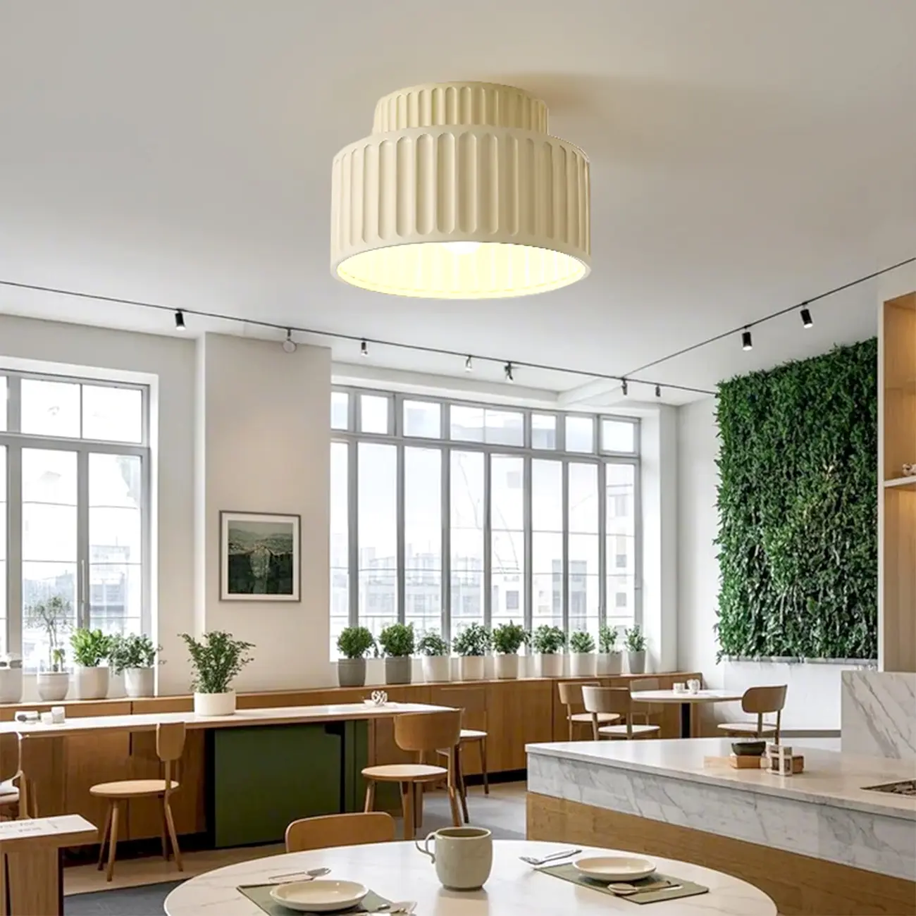 5 to 9 Inch Cylinder Ceiling Light for Modern Living Room