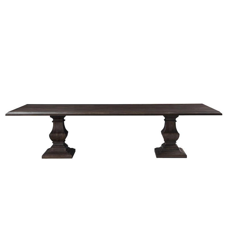 Toulon Vintage Brown Rectangle Dining Table